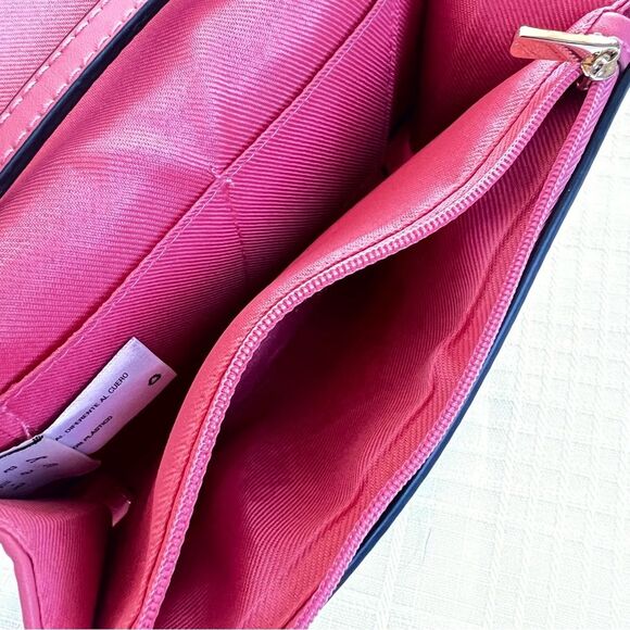 A New Day Petal Pink Vegan Gold Tone Adjustable Strap Crossbody Purse Bag - Picture 11 of 14